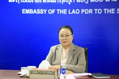 L'ambassadrice du Laos au Vietnam. Photo : VNA