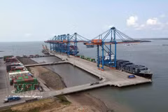 La première phase du port Germalink est désormais opérationnelle. Photo : VNA.