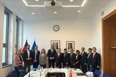 Le lieutenant-général Lê Van Tuyên, vice-ministre de la Sécurité publique, a conduit une délégation du ministère vietnamien de la Sécurité publique pour une visite de travail en Allemagne du 17 au 21 septembre. Photo : VNA