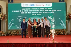 Irish Aid au Vietnam a investi 1,4 million d'euros (1,62 million de dollars) dans le programme Resilience First afin de renforcer la résilience climatique et d'autonomiser les femmes issues des minorités ethniques dans 13 communes des provinces de Tuyên Quang, Quảng Trị et Phú Thọ. Photo : CARE Vietnam