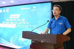 Nguyên Tuong Lâm, secrétaire du Comité central de l’Union de la jeunesse et président de l’Association des jeunes vietnamiens. Photo : VNA