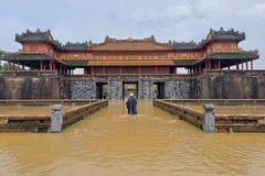 Inondations à la cité impériale de Huê. Photo : VNA