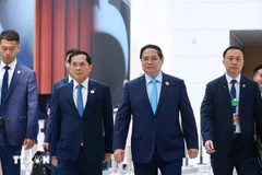 Le Premier ministre Pham Minh Chinh lors de la cérémonie d'ouverture du 16e WEF. Photo : VNA