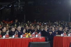 Le secrétaire général du Parti To Lam lors du programme. Photo : VNA