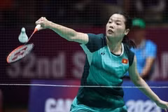 Nguyen Thuy Linh fait partie des huit joueuses vietnamiennes participant aux Championnats d'Asie de badminton 2026, qui se déroulent du 7 au 11 avril en Chine. (Photo : baovanhoa.vn)