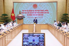 Le vice-Premier ministre Trân Hông Hà lors de la réunion. Photo : VNA