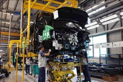 Assemblage automobile à l’usine Hyundai Thành Công (Société par actions Automobile Thành Công Ninh Bình). Photo d’illustration : VNA.