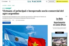 Capture d'écran de l'article publié sur La Nacion, le principal quotidien argentin (Photo : VNA) 