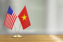 Drapeaux du Vietnam et des États-Unis. Photo : VNA