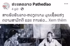 L'article a été publié sur la page Facebook officielle du Pathet Lao. (Photo publiée par VNA)