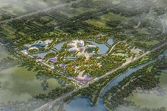 Un projet du parc et complexe sportif Me Linh.(Photo : nhandan.vn)