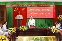 Le président de l'Assemblée nationale, Tran Thanh Man. Photo : VNA