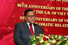e ministre sri-lankais des Affaires étrangères, de l'Emploi à l'étranger et du Tourisme, Vijitha Herath. Photo : VNA