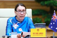 La présidente du Sénat de l'Australie Sue Lines. Photo : VNA