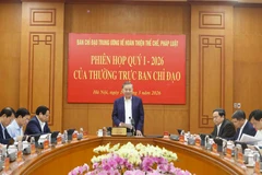 Le ecrétaire général du Parti, To Lam lors de la réunion. Photo / VNA