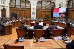 Lors de la séance de travail avec la Banque de Russie (Photo : VNA)