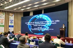 Lors de la conférence internationale « Marque alimentaire du Vietnam 2025 », tenue le 12 novembre à Hô Chi Minh-Ville. Photo : VNA