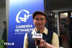 Le président de l’Association des Vietnamiens de Canberra, président de l’Association des entrepreneurs vietnamiens de la ville, et récipiendaire de la Médaille de l’Ordre d’Australie (OAM), Harry Hoang. Phôt : VNA