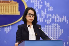 La porte-parole du ministère vietnamien des Affaires étrangères, Pham Thu Hang. Photo : VNA