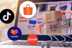 Les Vietnamiens préfèrent de plus en plus faire leurs achats en ligne plutôt que dans les marchés traditionnels ou les supermarchés. (Photo vneconomy.vn)