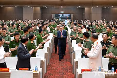 Le secrétaire général du Parti, To Lam, assiste à l'événement (Photo : qdnd.vn)