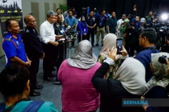 Le ministre malaisien des Affaires étrangères, Datuk Seri Mohamad Hasan, s'adresse à la presse. (Photo : Bernama)