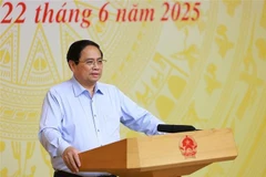 Le Première ministre Pham Minh Chinh lors de l'événement. Photo : VNA