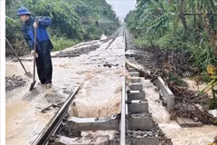 Perturbations du trafic ferroviaire et raccourcissement des itinéraires en raison des inondations dans le centre-sud