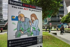 En 2024, les victimes d'escroqueries à Singapour ont perdu 1,1 milliard de dollars, un record en une seule année. (Photo : www.straitstimes.com)