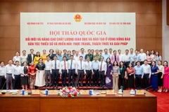 Les délégués à la conférence de Hanoï, Photo daibieunhandan.vn