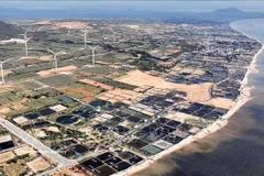 Vue d’ensemble du site d’implantation de la centrale nucléaire de Ninh Thuan 1, dans la commune de Phuoc Dinh (province de Khanh Hoa). Photo : VNA