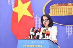 La porte-parole du ministère des Affaires étrangères, Pham Thu Hang. Photo : VNA