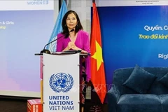 Pauline Tamesis, coordinatrice résidente des Nations Unies au Vietnam. Photo : VNA 