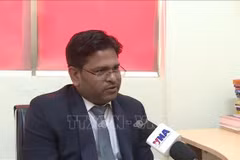 Le Dr Manish Kumar Singh, enseignant à la Faculté d’informatique de l’Université de Delhi (Inde). Photo : VNA