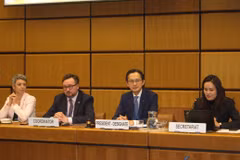 L’Ambassadeur Do Hung Viet, représentant permanent du Vietnam auprès de l’ONU et président désigné de la 11e Conférence d’examen du Traité sur la non-prolifération des armes nucléaires. Photo : VNA
