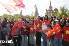 Expatriés vietnamiens en Fédération de Russie. Photo : VNA