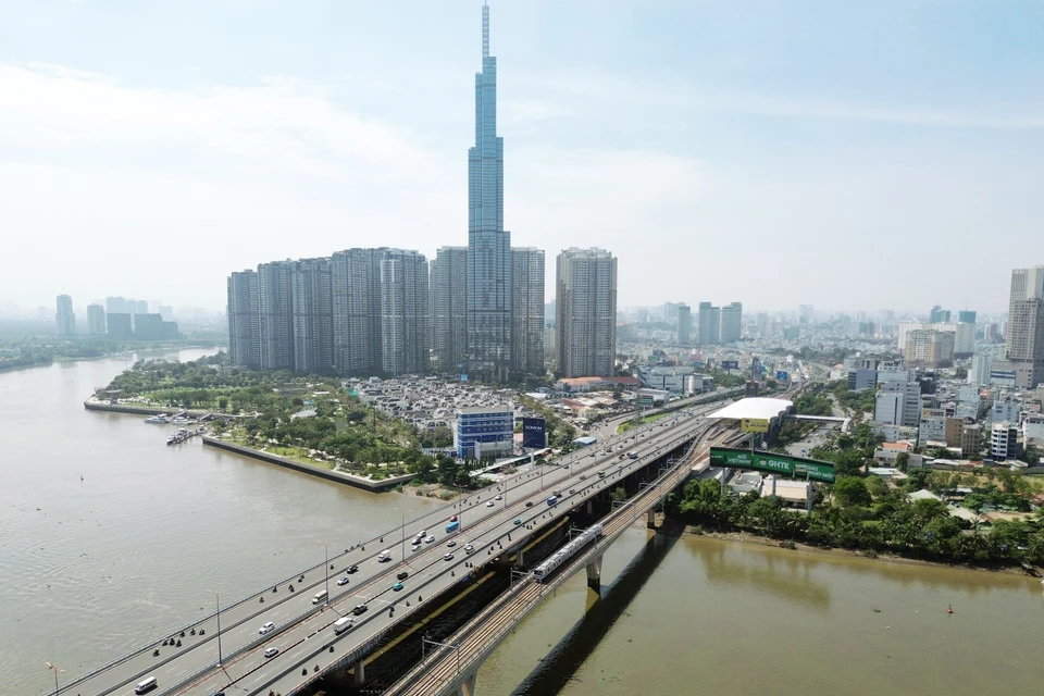 La ligne de métro Bên Thanh-Suôi Tiên est entréen service commercial le 22 décembre. Photo: VNA