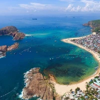 Une vue de Nhon Hai, province de Binh Dinh (Centre). Photo: Vinwonders