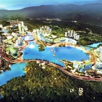 Image d’artiste du projet de casino Vân Dôn, dans la province de Quang Ninh. Photo : tuoitre.vn