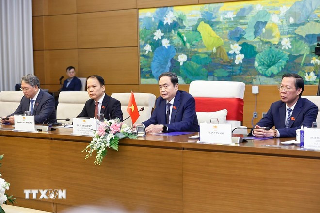 Le président de l’Assemblée nationale du Vietnam, Trân Thanh Mân. Photo: VNA tran-thanh-man.jpg