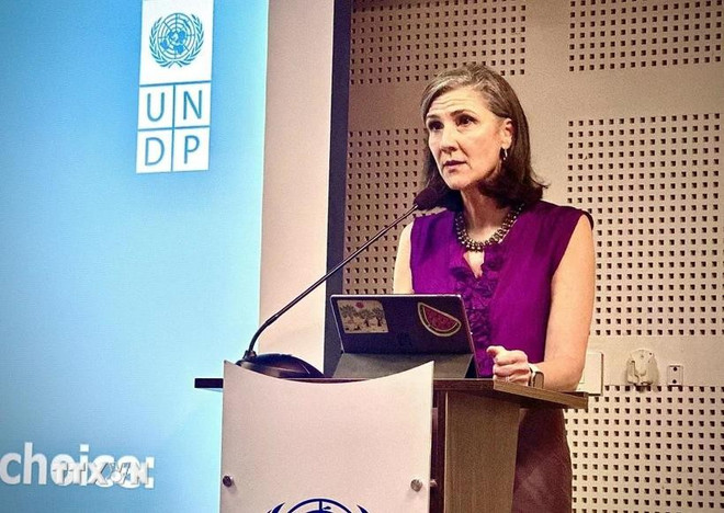 Ramla Khalidi, représentante résidente du PNUD au Vietnam. Photo: VNA ramla-khalidi.jpg