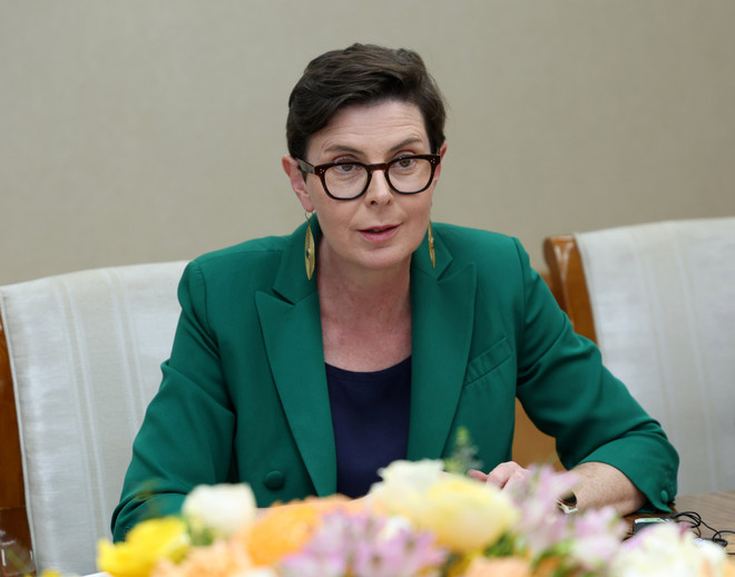 Angela Pratt, représentante de l’OMS au Vietnam. Photo: VGP angela-pratt-vgp.jpg