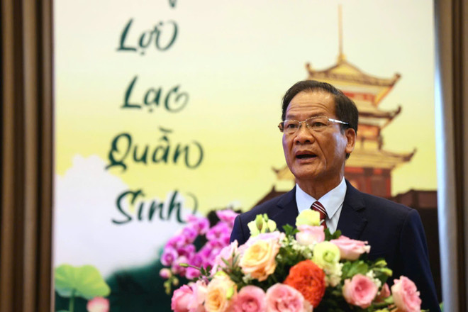 Nguyên Hông Hai, vice-président de l’Association vietnamienne du tourisme, s'exprime lors de l'événement. Photo: vntravel.org.vn nguyen-hong-hai.jpg