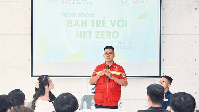 Lors de l'atelier intitulé « Les jeunes et le Net Zero ». Photo : NDEL les-jeunes-et-le-net-zero.jpg