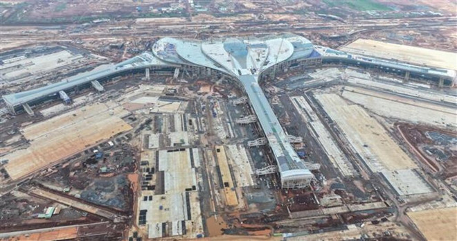 Vue générale du chantier de l'aéroport international de Long Thành, à Dông Nai (Sud). Photo : VNA chantier-de-laeroport-international-de-long-thanh.jpg