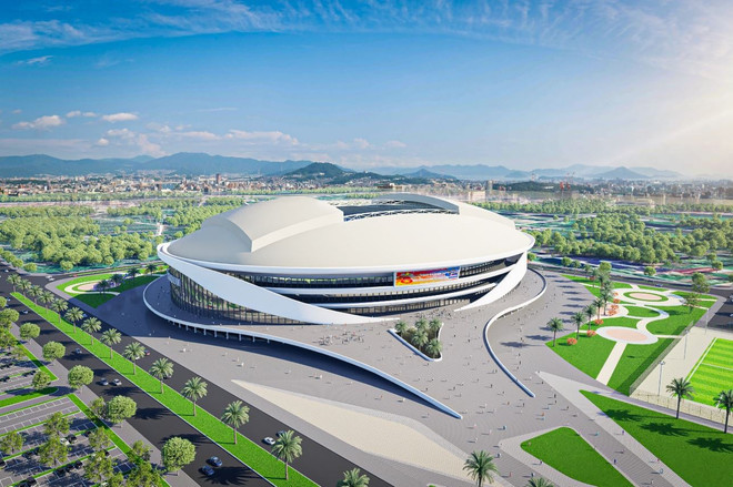 Image d’artiste du stade PVF à Hung Yên. Photo : VNA stade-hung-yen-vna.jpg