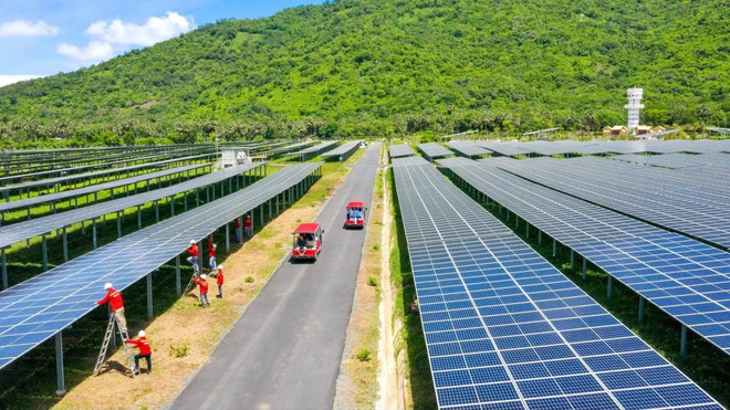 La province d'An Giang est une localité avec un grand potentiel pour développer des sources d'énergie solaire. Photo : CTV an-giang.jpg