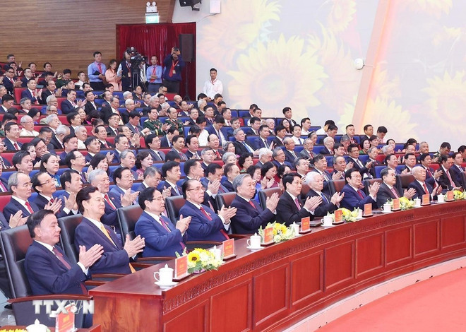 Les délégués participant au premier Congrès du Comité du Parti de Hô Chi Minh-Ville pour le mandat 2025-2030. Photo: VNA congres-du-comite-du-parti-de-ho-chi-minh-ville.jpg