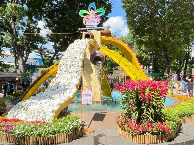 Le festival propose un large éventail de magnifiques pièces et espaces décoratifs floraux. - VNA Photo orchidees-hcmv.png