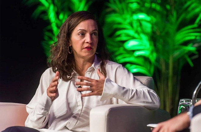 Sarah Chandler, vice-présidente d'Apple chargée de l'environnement et de l'innovation dans la chaîne d'approvisionnement. Photo : Globe sarah-chandler.jpg